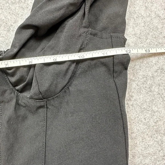 DIVIDED by H&M Women's XXS Black Cropped Corset Style Bustier Sleeveless Top Y2K - Picture 8 of 9